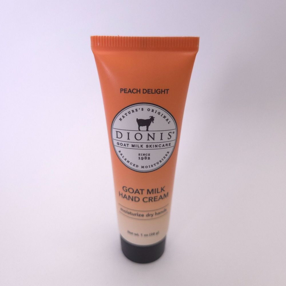 Dionis Goat Milk Hand Cream 1 oz. Peach Delight